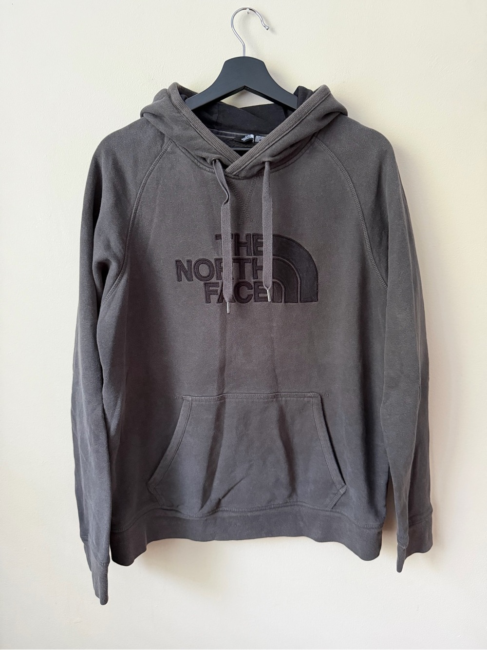 The North Face Men’s M Avalon Pullover Hoodie Charcoal Grey Half Dome Logo